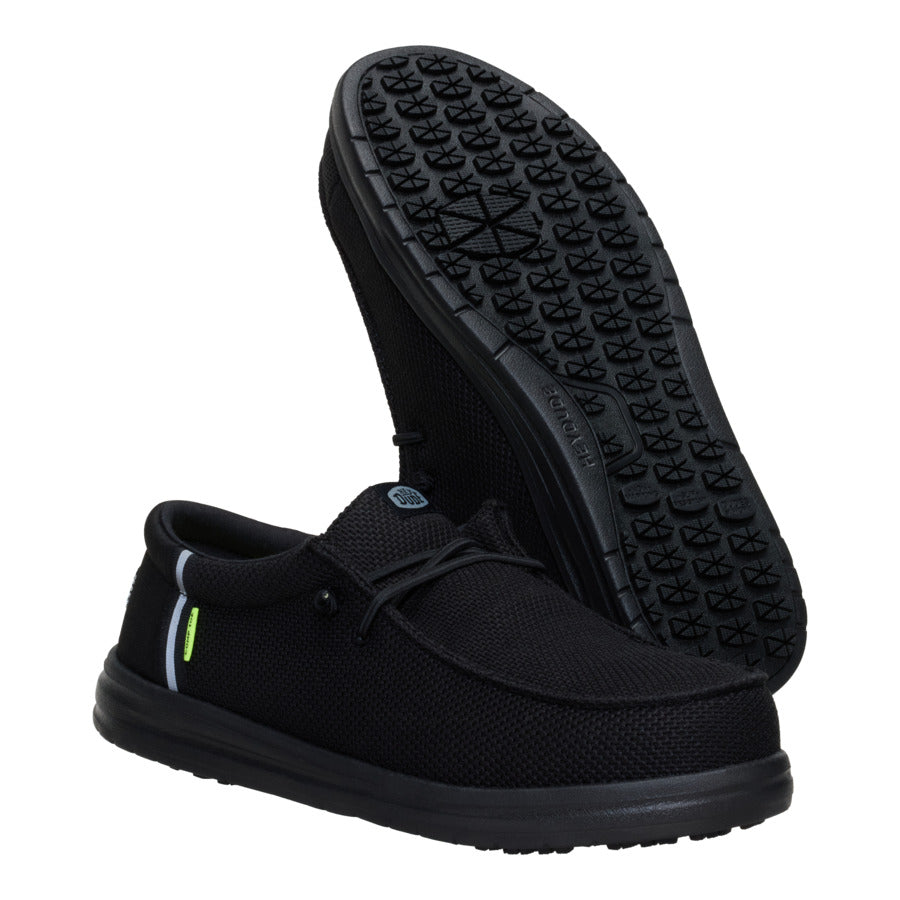Wally Work Comp Toe - Black/Black
