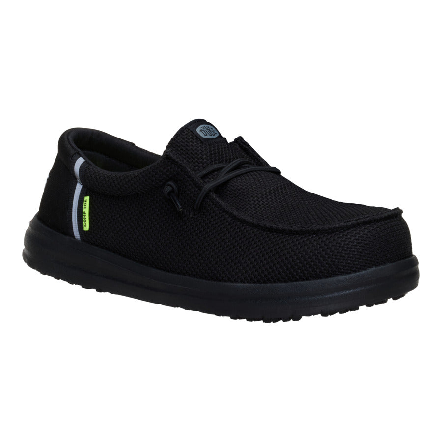 Wendy Work Comp Toe - Black/Black