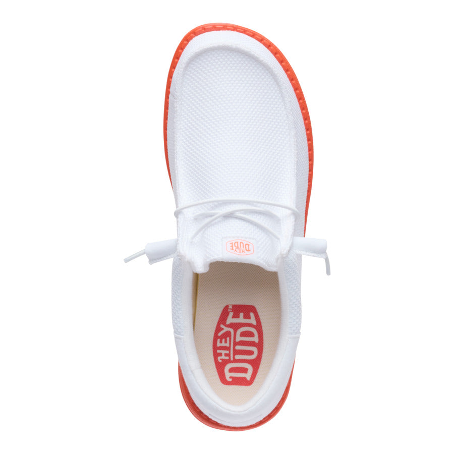 Wally Funk Pop - White/Tomato Orange