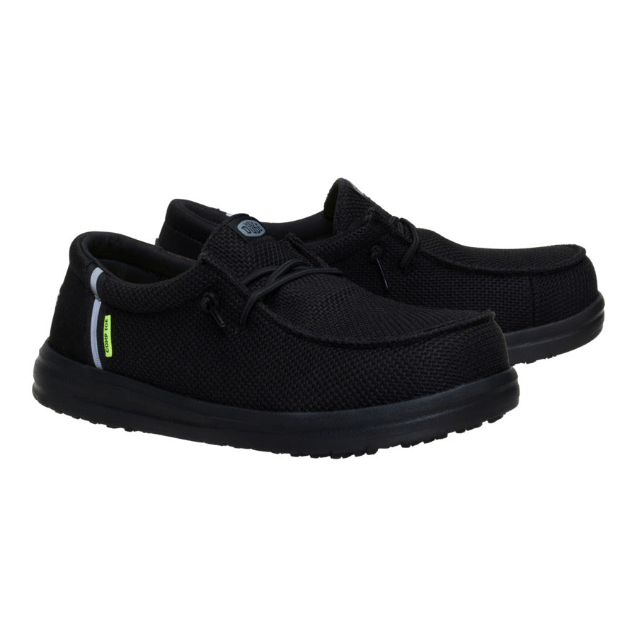 Wendy Work Comp Toe - Black/Black