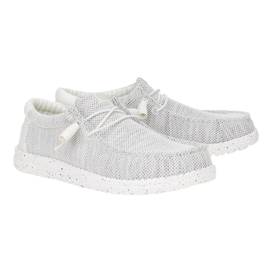 Wally Stretch Sox Wide - Storm White