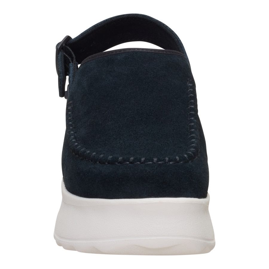 Delray Clog Suede - Black/Egret